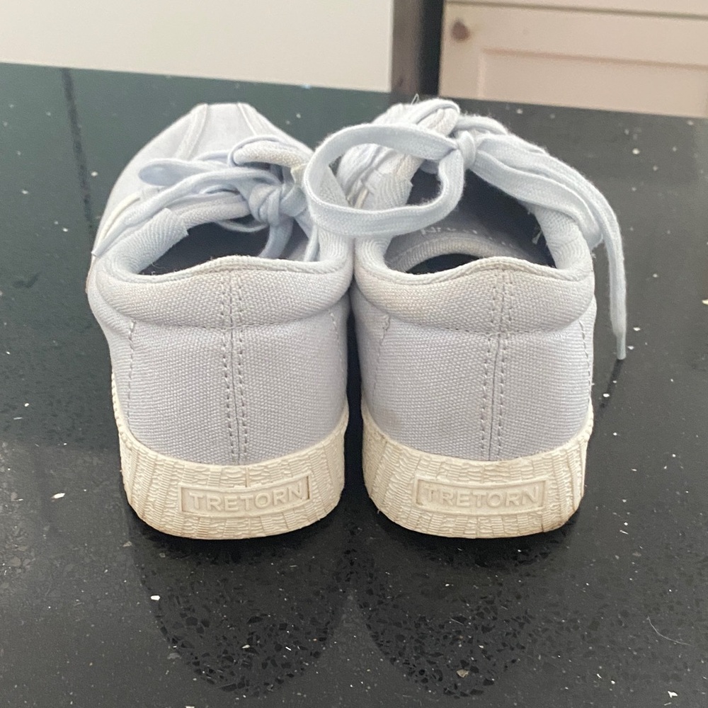 Tretorn Light Gray Canvas Sneakers - Picture 2 of 3